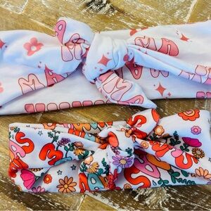 Mama & mamas mini(child/ toddler) stretch Knotted Headbands